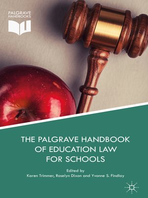 cover image of The Palgrave Handbook of Education Law for Schools